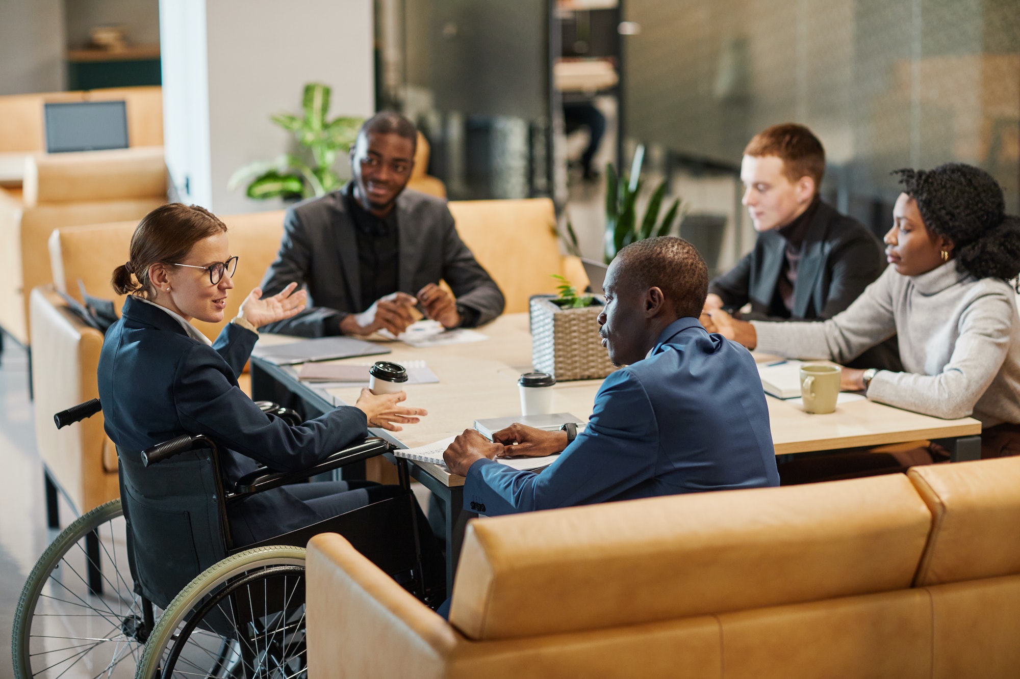 Diverse People at Business Meeting